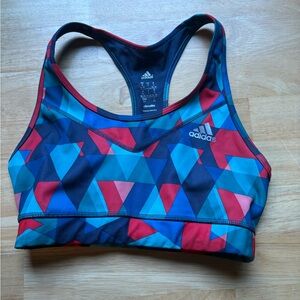 Teen / Women's Colorful Geometric Sports Bra